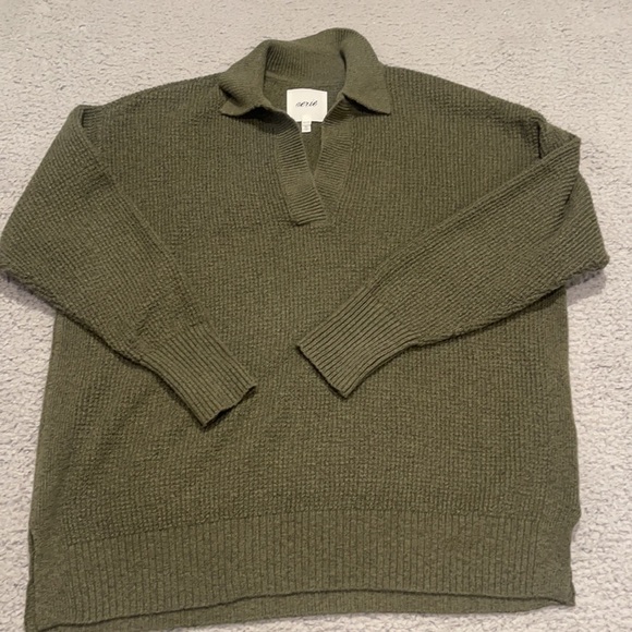 AERIE SUGAR RUSH CHENILLE SWEATER size XS - Picture 3 of 8